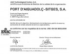 El Port de Sitges Aiguadolç obté els certificats ISO 9001 i ISO 14001