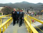 El Presidente Mas inaugura las obras de adecuación del Puerto de Colera