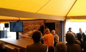 L’ACPET present en la col·locació de la primera pedra de Marina Vela Barcelona