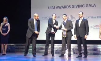 Port Ginesta present a la gala de lliurament de premis UIM a Montecarlo