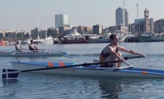 El Reial Club Marítim de Barcelona celebra el I Open Internacional de rem de mar