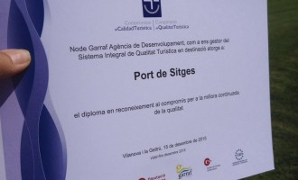 El Puerto de Sitges-Aiguadolç recibe la certificación del Sistema Integral de Calidad Turística en Destino SICTED 2016