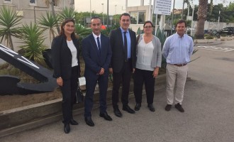 El nuevo gerente de Ports de la Generalitat visita las instalaciones del CN Vilanova
