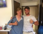 Santi Alegre y Tommy Ciaglia, del CN Garraf, salvan una vida durante el Mundial de 29er
