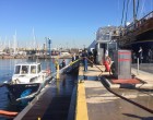 Simulacro de incendio en la gasolinera del Club Nàutic Cambrils