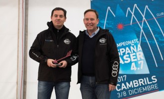 Guillermo López del RCN de Torrevieja Campeón de España de Láser 4,7 y ganador del Gran Premio Audi Tarracomòbil
