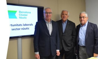 Tomás Gallart, Presidente de la ACPET, y Carles González, Comodoro del RCMB, participan en el debate sobre formación y empleo en el sector náutico