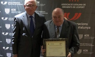 El President del CV Blanes guardonat al sopar de gala de la Nit del Dirigent de l’ACDE