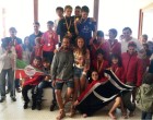 Els nois i noies del CN Cambrils d’Optimist G2 Campions de Catalunya per equips