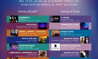 Música en vivo, tributos, cine y mucho más en los ‘Concerts de Mitjanit’ del Port de Sitges