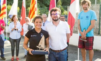 Rafael Rabasa (CN El Balís) y Lluïsa Puig (CN Estartit), campeones de España de clase Europa