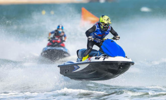 Favolini guanya en el El Balís el circuit europeu de motos aquàtiques AquaX Pro