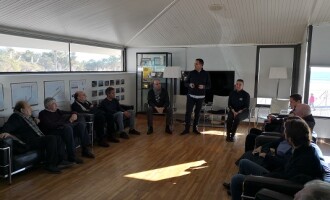 La ACPET y la FCV visitan las obras de la nueva concesión del CN Cambrils