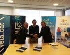 Signatura del conveni de la Lliga Vela Catalana