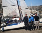 El CN Garraf como puerto base del Equipo Olímpico de Singapur de Nacra 17