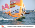 Blanca y Curro Manchón y Fernando Lamadrid, campeones de España de Windsurf en el CV Blanes
