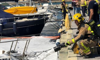 Simulacro de emergencia en el CN Llançà