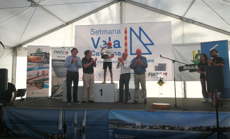 Giulio Zunino (CN Vilanova) y Daniel Garcia (CN El Masnou), campeones de la Semana de la Vela Catalana