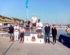 José Luís Doreste (CN Sant Feliu de Guíxols) y Laura Pedraza (CN El Masnou) ganadores del Campeonato de Cataluña por la Clase ILCA Standard y 4,7