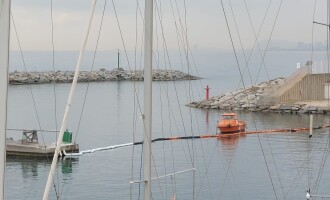 Simulacro de fuga en aguas de Port Masnou