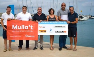 El Club Nàutic l’Escala y Jotun Olympia Grup dan 1.000 euros a la campaña Mójate por la Esclerosis Múltiple