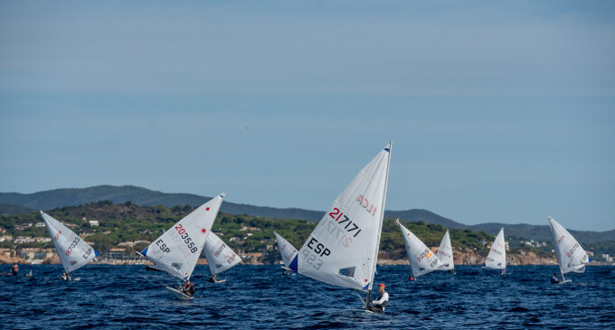 Exitós Campionat d’Espanya d’ILCA Master al Club Nàutic Sant Feliu de Guíxols