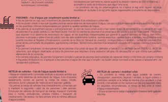 El Govern decreta la preemergencia por Sequía