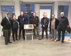 Descubrimiento de una placa conmemorativa de la Copa América en el CN Vilanova