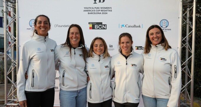 El Port de Sitges acull la presentació de l’equip Sail Team BCN per a la Copa Amèrica