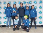 Martina Graus, regatista del Club Nàutic Cambrils, vencedora de la regata Optimist Grupo B del Club Nàutic Salou