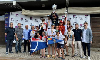 El RCN de Barcelona y el CN El Balís, campeón y subcampeón respectivamente de Catalunya de Optimist