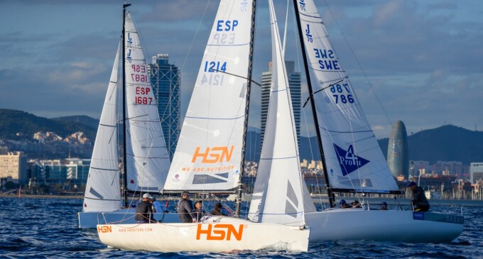 HSN Sailing Team domina el segon acte de la Barcelona Spring Regatta de J70