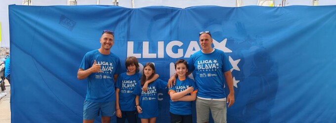 Nora, Kai i Max enceten la Lliga Blava Escolar per al Club de Vela Blanes