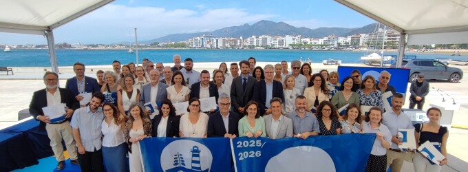 23 Ports Esportius i 101 platges de Catalunya guardonats amb la Bandera Blava