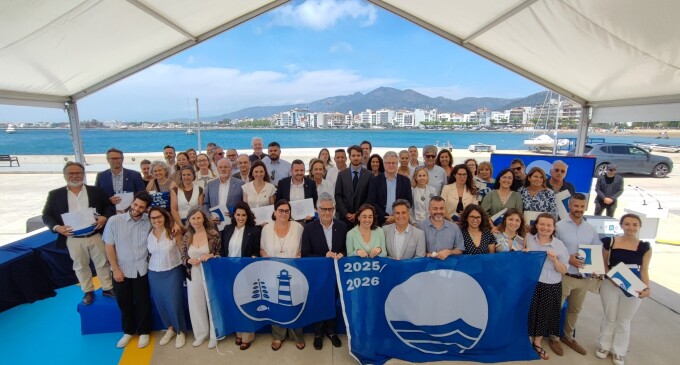 23 Puertos Deportivos y 101 playas de Catalunya galardonados con la Bandera Azul