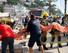 Simulacres d’incendi i de rescat al Club Nàutic Estartit