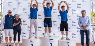 Iker Múgica, Miguel Garcia y Félix Ramos conquistan el podio de Ilca 6 en el Trofeo Cornudella del Club Nàutic El Balís