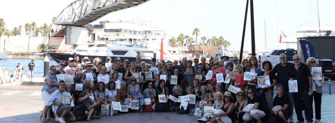 Urban Sketchers Barcelona llena Port Fòrum de arte y creatividad