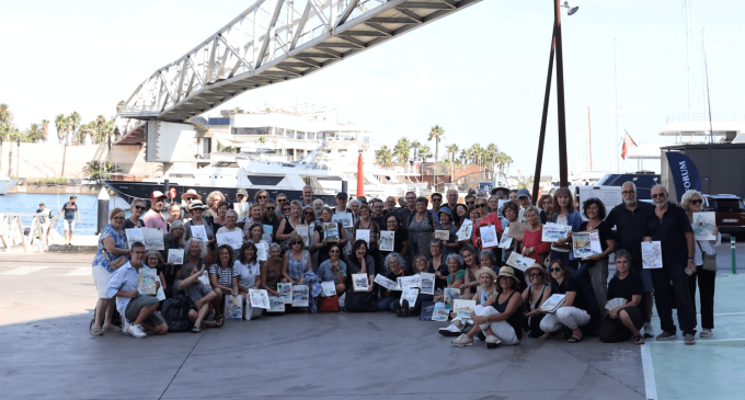 Urban Sketchers Barcelona omple Port Fòrum d’art i creativitat