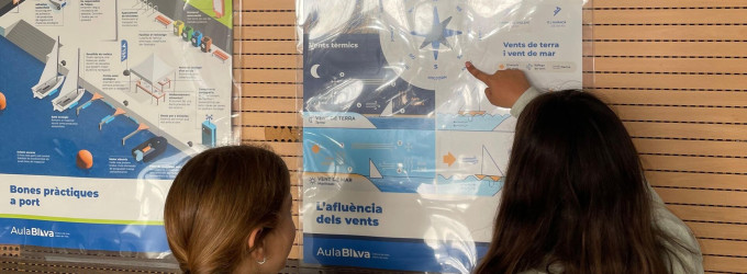Club Vela Blanes: Tres años con el proyecto Aula Blava