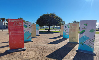 El puerto de la Ràpita cierra la exposición itinerante “Los puertos de Cataluña, un mar de palabras”