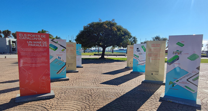 El puerto de la Ràpita cierra la exposición itinerante “Los puertos de Cataluña, un mar de palabras”