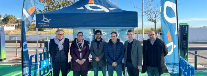 Inauguración oficial del parque de recarga eléctrica más grande del Maresme en Marina Port Premià