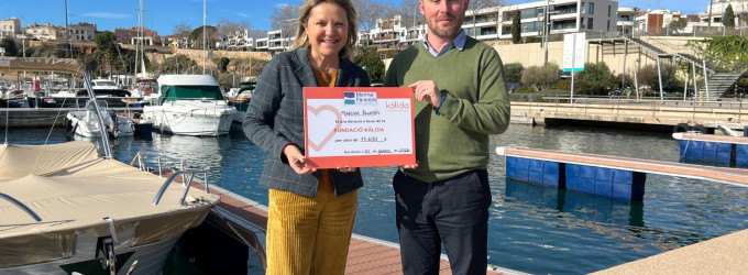 Marina Palamós refuerza su colaboración solidaria con la Fundación Kàlida
