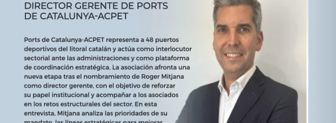 Roger Mitjana destaca la colaboración y la modernización como claves del futuro del sector náutico