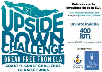 Els Ports de Catalunya col·laboren amb l’Upside Down Challenge per a donar visibilitat a l’ELA