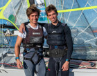 Pol y Alex Marsans (CN Arenys de Mar), participan en el piloto de 49er de la RFEV para París 2024